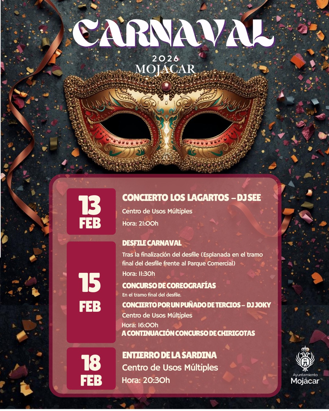 Carnaval 2026 Mojácar